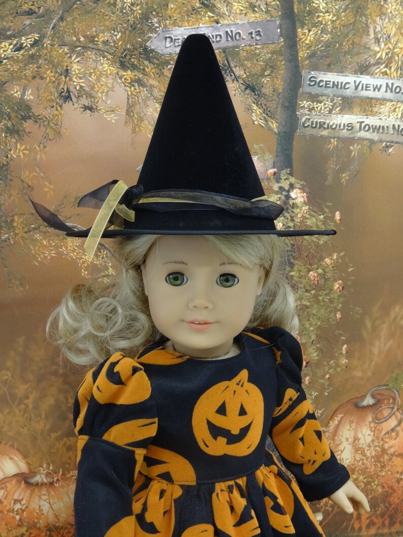 Pumpkin Witch Witch Costume for American Girl Doll Etsy