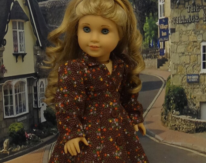 English Wildflower Vintage Style Gored Dress for American Etsy