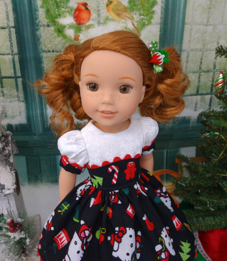 Hello Kitty Christmas Christmas Dress Tights & Shoes for Etsy