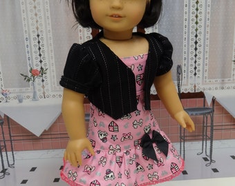 Crossbones Cutie- Sundress & Jacket for American Girl