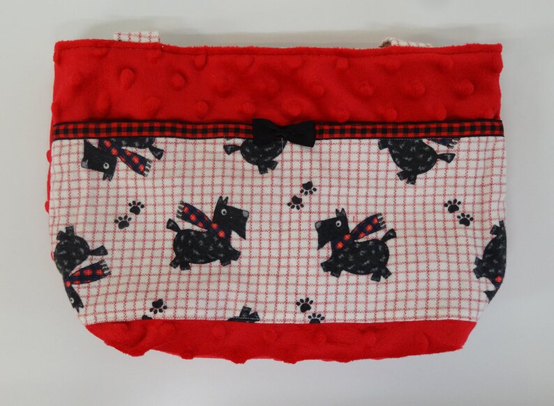 Plaid Scottie Dog Doll Diaper Bag and Diapers With Blanket Etsy