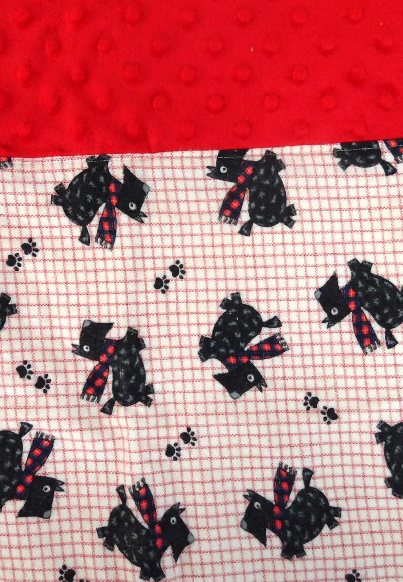 Plaid Scottie Dog Doll Diaper Bag and Diapers With Blanket Etsy