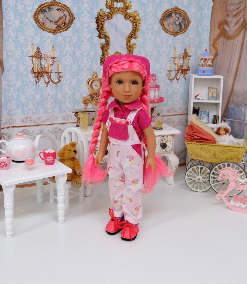 Alissa Unicorn custom Glitter Girl doll with wardrobe & accessories image 7