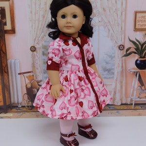 Love You Vintage Style Dress for American Girl Doll - Etsy