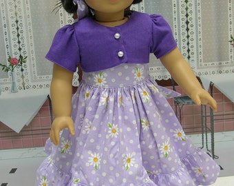 Daisy Dear Dress for American Girl doll with jacket