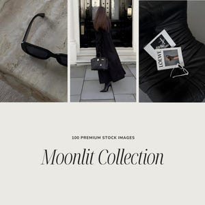 MOONLIT Sammlung Stock Fotos | Noir Neutral (Digitaler Download)