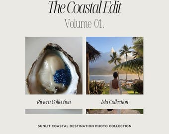 The COASTAL Edit | Luxury Destination Stock Photos | Curated Stock Photo Set | 300+ Images