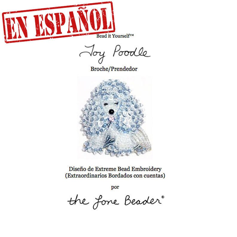 Pdf En Espanol Toy Poodle Patron De Bordado Con Cuentas De Etsy