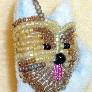 Set of 2 PDF Files: YORKIE Dog Pin Beading Pattern Intro to Bead Embroidery Cat Tutorial image 2