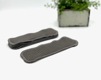Organic Cotton Panty Liners: 3D Zorb Dimple Fabric, Extra Protection, Set of 5
