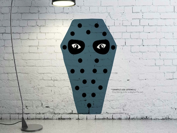 Eminem Hockey Mask Art (coffin) the Death of Slim Shady