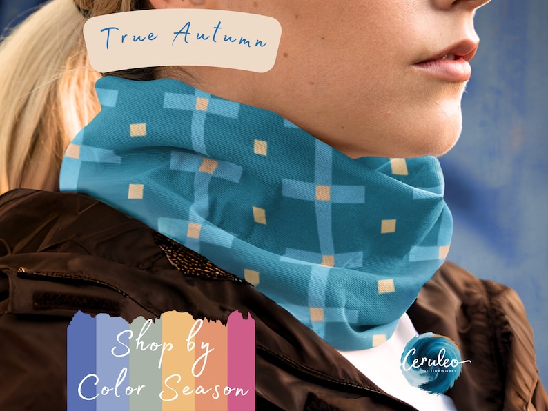 True Autumn Seasonal Color Palette Scarf - Seasonal Colour Analysis - Etsy