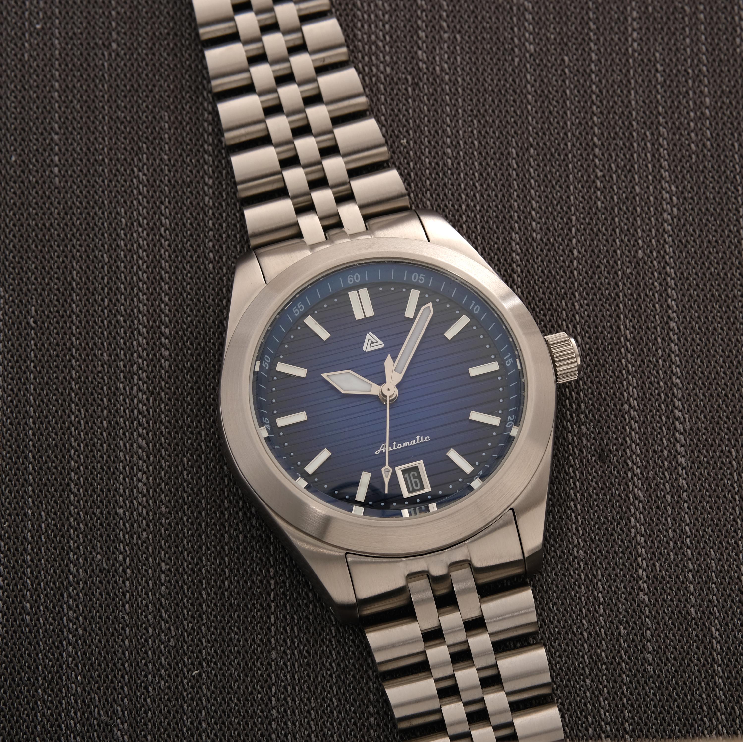 36mm NH35 カスタム モッド ブルーフェイス ダイヤル Nh35 Dial Blue - Etsy