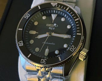 SKX-Style Custom Mod w/ Black OEM SRPE Dial and Hands
