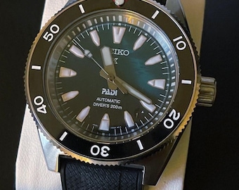 Custom 62MAS Style Dive Watch Mod w/ OEM SRPL53 Green Lagoon Seiko Dial