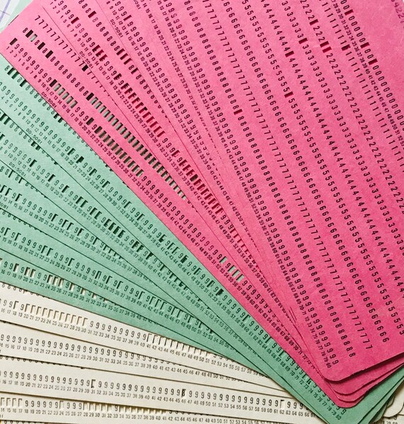 Vintage Computer Punch Cards for Sale — Online Store & Gift Shop