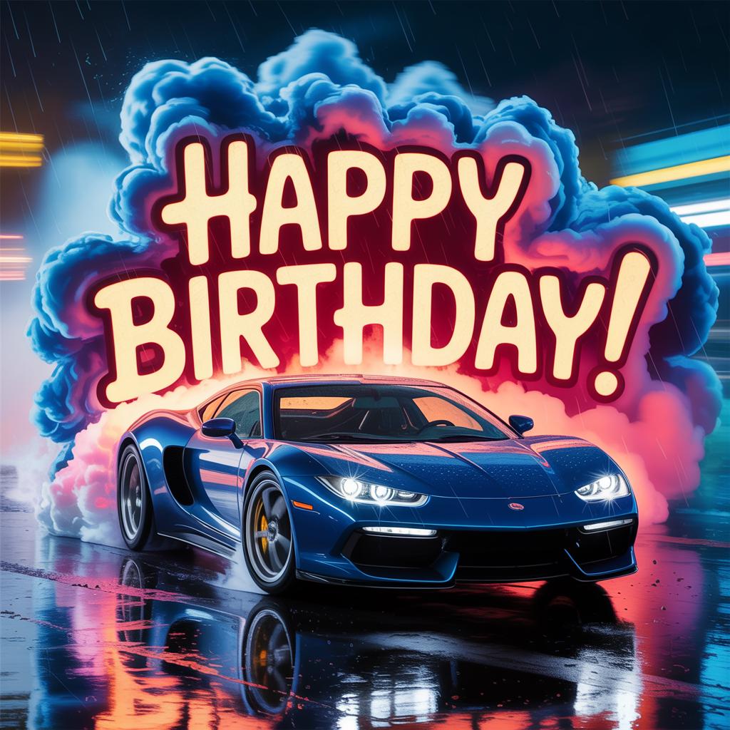Happy Birthday 狂三 pr Woman W/ Big Black Hair, Balloons Birthday Card | Leanin' Tree