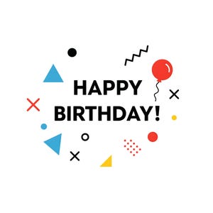 Carte de joyeux anniversaire de jeu moderne | Célébration minimaliste imprimable | Invitation à une fête géométrique en téléchargement numérique instantané Gamer Playstation