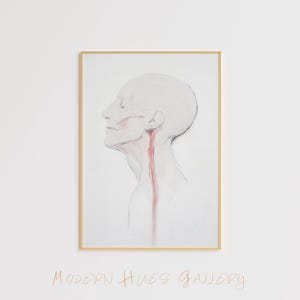 Medical Anatomy Art Print – Modern Anatomica Poster – Minimalist Medical Art – Perfect Gift for Doctors & Med Students – Clinical Wall Art