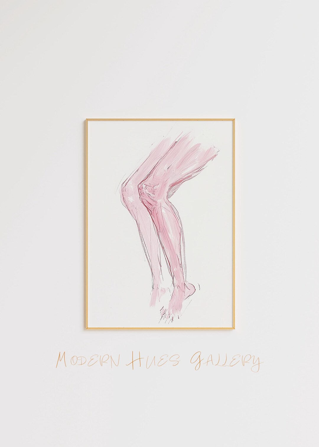 Abstract Leg Art – Minimalist Body Drawing – Modern Anatomy Art ...