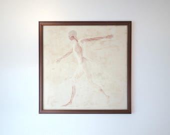 Anatomische kunstafdruk – wanddecoratie menselijke anatomie – moderne skelettekening – medische kunstposter – minimalistische wetenschapskunst – cadeau voor artsen