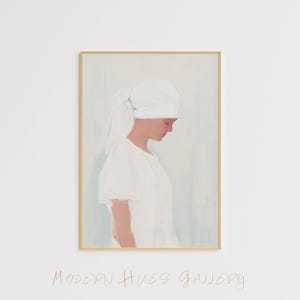 Nurse Wall Art – Minimalist Nurse Portrait Print – Healthcare Hero Art – Medical Professional Decor – Modern Nurse Painting – Poster Canvas