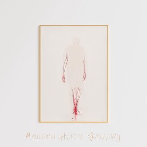 Minimalist Anatomy Art – Abstract Veins and Nerve System – Doctor Decor Minimalist Medical Wall Decor – Anatomical Artwork Medical Decors