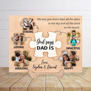 Moldura de foto personalizada para o pai, moldura de foto do dia dos pais, moldura de foto da mãe, presente para o pai, gif do dia dos pais, melhor pai