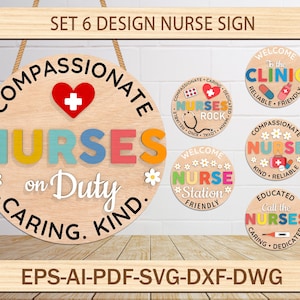 Nurse Office Welcome Sign CutFile, Gift for Nurse,Nurse Welcome Sign,Nurse life Svg,Nurse Door Hanger, Nurse Doctor Hospital ,Glowforge File