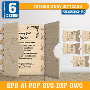 Vaderdagkaart SVG, vaderdagcadeau SVG, papa cadeau lasergesneden bestand, Vaderdag SVG, Vaderdag Glowforge-bestand, lasergesneden bestand, digitaal