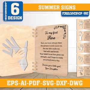 Vatertag Karte SVG, Vatertag Geschenk SVG, Papa Geschenk Laser geschnitten Datei, Vatertag SVG, Vatertag Glowforge Datei, Laser Cut Datei, Digital