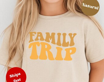 Travel Toddler Shirt - 100% Cotton Retro Family Trip Tee - Vacation Outfit - Size 2T - 5/6T