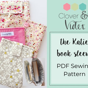 the Katie book sleeve - PDF Sewing Pattern
