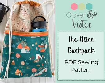 the Alice backpack - pdf sewing pattern