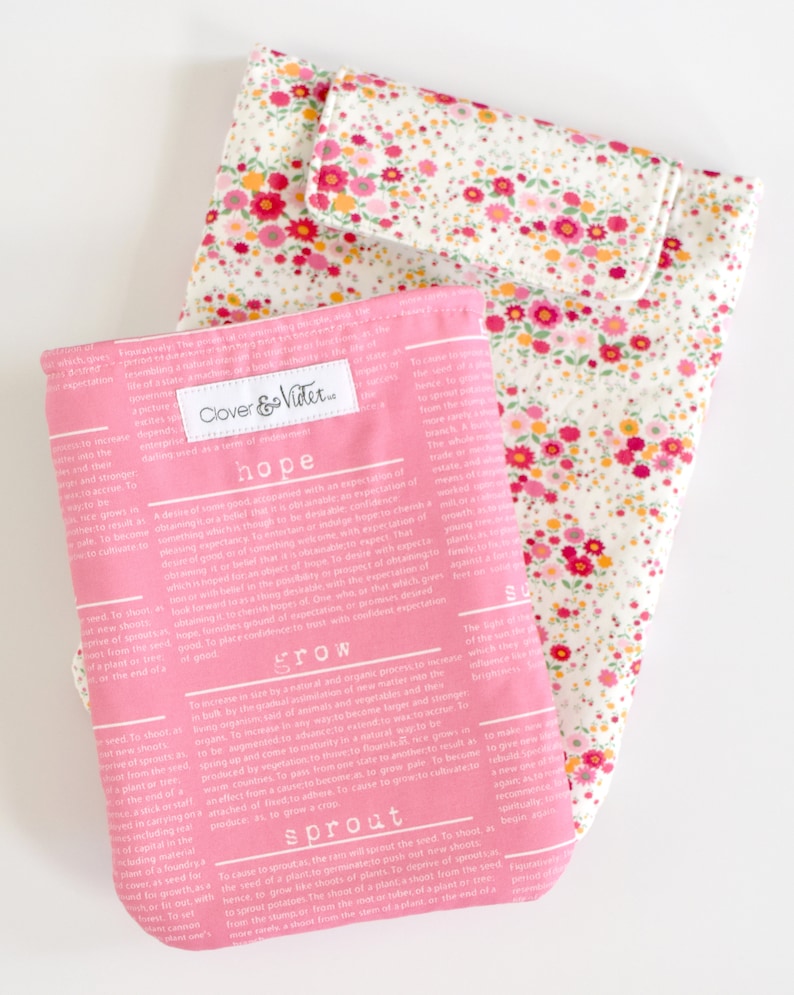 The Katie book sleeve PDF Sewing Pattern Etsy