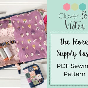 the Flora supply case PDF Sewing Pattern image 1