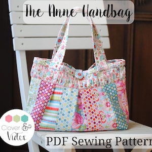 Bolso de mano Anne / Patrón de costura patchwork