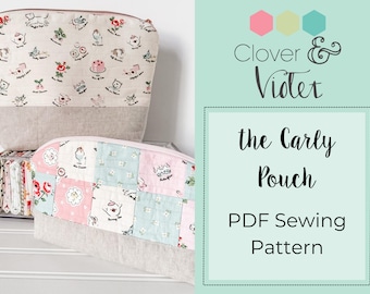 The Carly Pouch - PDF sewing pattern