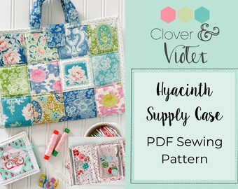 The Hyacinth Travel Case - PDF Sewing pattern