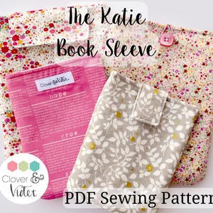 The Katie Book Sleeve / Patchwork Sewing Pattern
