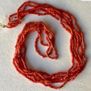 Vintage European Micro Seed Beads - Red
