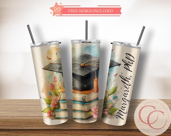 Personalized Graduation Tumbler Design: Class of 2025 PNG (Digital Download)