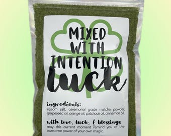 Lucky Bath Salt | All-Natural Epsom Salt Soak for Abundance, Confidence & Opportunity