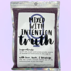 Clarity Bath Salt | All-Natural Epsom Salt Soak for Truth, Expression & Energy Alignment