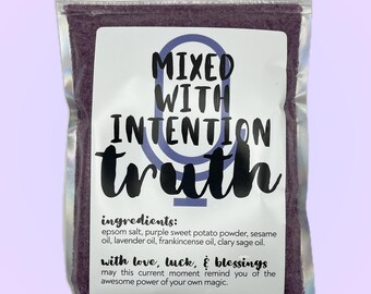 Clarity Bath Salt | All-Natural Epsom Salt Soak for Truth, Expression & Energy Alignment