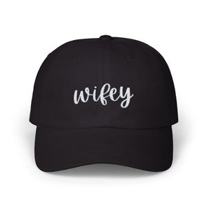 Wifey Hat, Embroidered Cap, Classic Baseball Hat, Newlywed, Bride Gift, Honeymoon