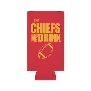 Chiefs Can Cooler, Kansas City Chiefs Drink Holder, Chiefs Funny, Kansas City Chiefs Tailgating, Chiefs Fan Gift