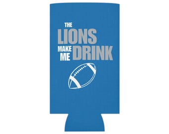 Detroit Lions Can Cooler: Funny Football Fan Cozie