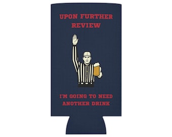 Further Review Can Cooler, New England Patriots Cozie, Patriots Tailgating, Patriots Fan Gift, Football Party