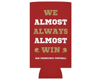 49ers Can Cooler, San Francisco 49ers Cozie, 49ers Funny, 49ers Tailgating, 49ers Fan Gift, San Francisco Football